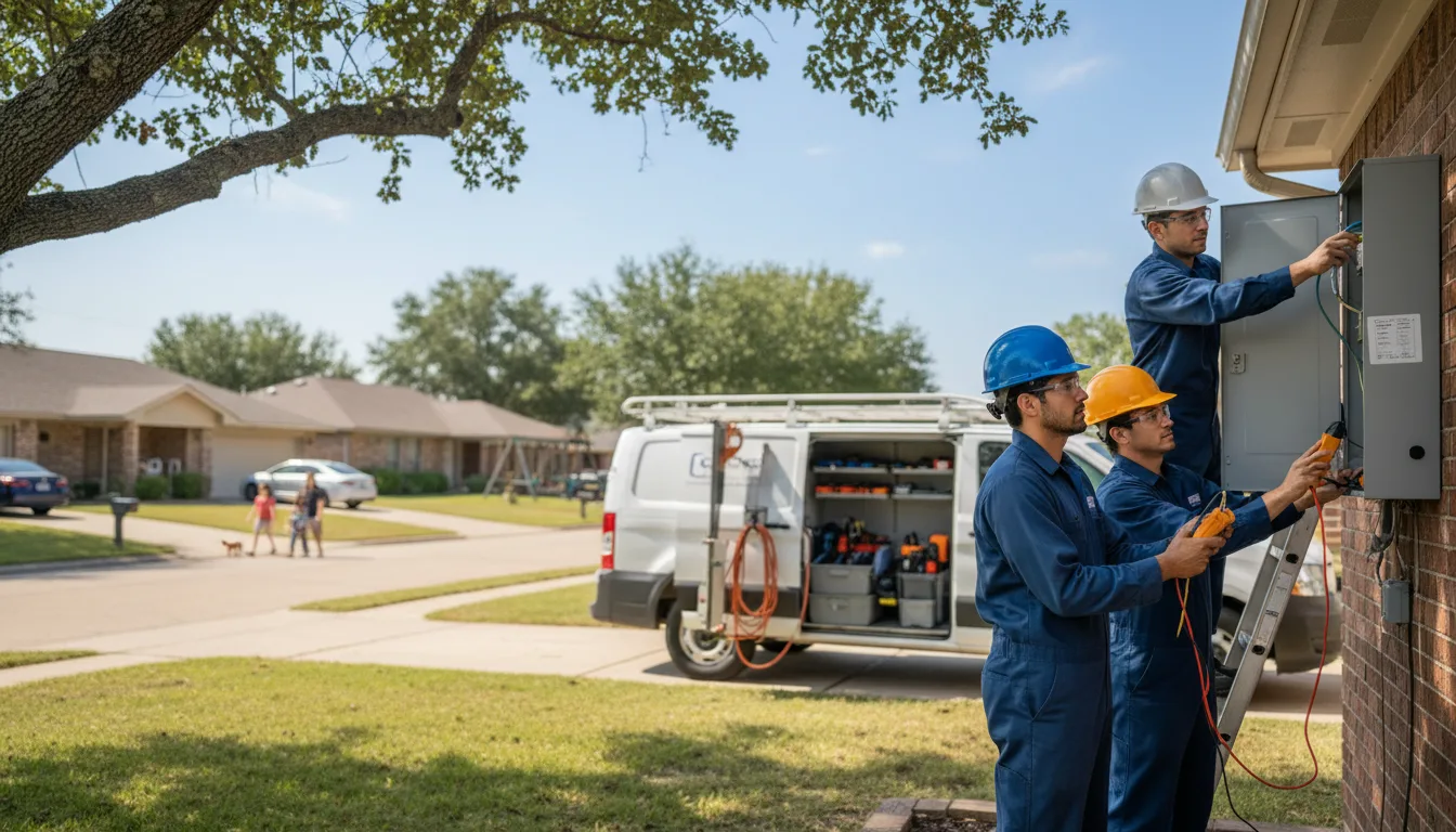 Certified electrician providing emergency electrical services in West Newton, IN